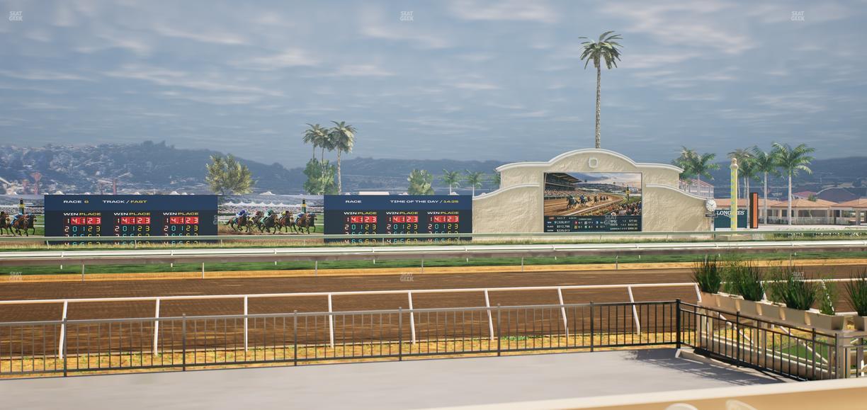 Del Mar Thoroughbred Club - Section Stretch Run Grill E Lvl 1 Tbl 35 Seat View