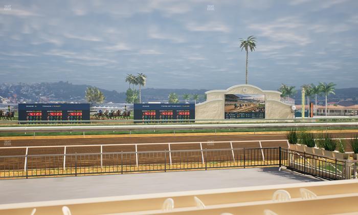 Del Mar Thoroughbred Club - Section Stretch Run Grill E Lvl 1 Tbl 35 Seat View