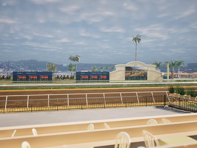 Del Mar Thoroughbred Club - Section Stretch Run Grill E Lvl 1 Tbl 36 Seat View