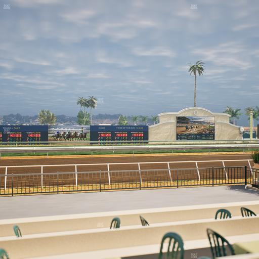 Del Mar Thoroughbred Club - Section Stretch Run Grill E Lvl 1 Tbl 36 Seat View