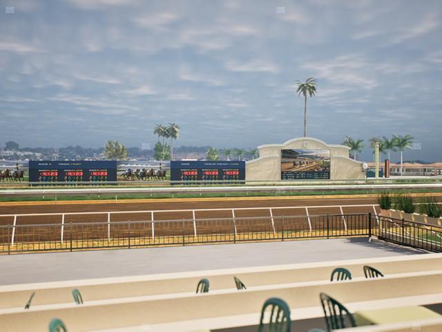 Del Mar Thoroughbred Club - Section Stretch Run Grill E Lvl 1 Tbl 36 Seat View