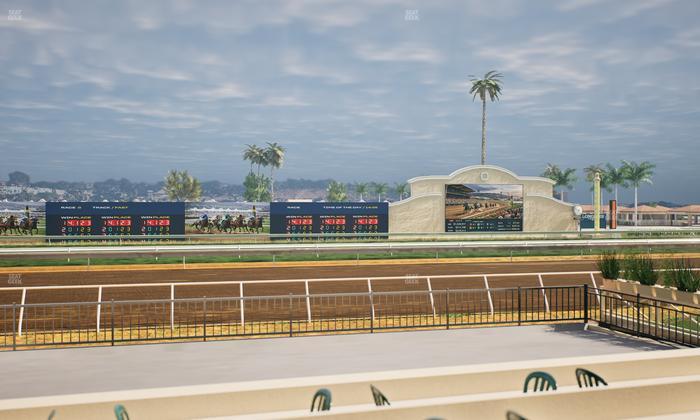 Del Mar Thoroughbred Club - Section Stretch Run Grill E Lvl 1 Tbl 36 Seat View