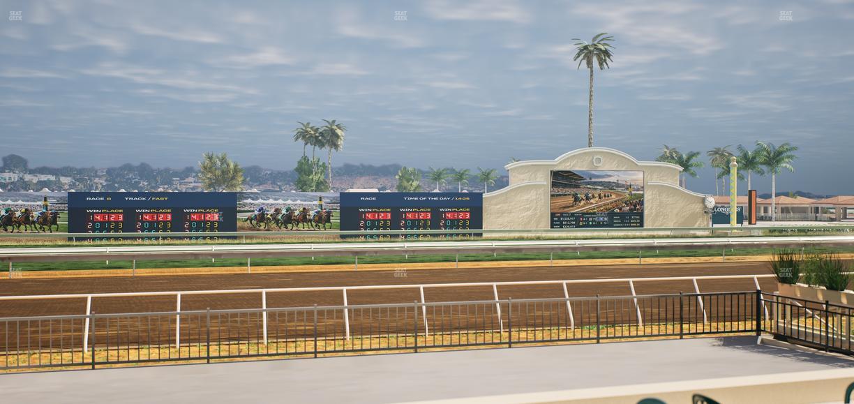 Del Mar Thoroughbred Club - Section Stretch Run Grill E Lvl 1 Tbl 37 Seat View