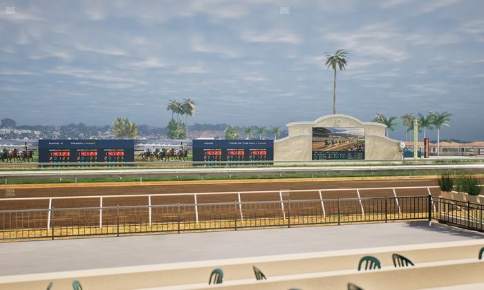 Del Mar Thoroughbred Club - Section Stretch Run Grill E Lvl 1 Tbl 37 Seat View