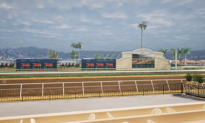 Del Mar Thoroughbred Club - Section Stretch Run Grill E Lvl 1 Tbl 37 Seat View
