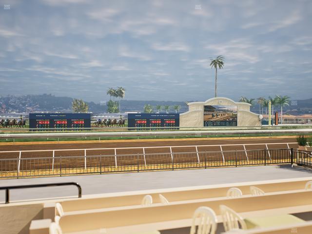 Del Mar Thoroughbred Club - Section Stretch Run Grill E Lvl 1 Tbl 38 Seat View
