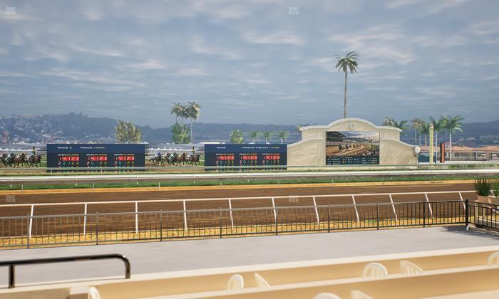 Del Mar Thoroughbred Club - Section Stretch Run Grill E Lvl 1 Tbl 38 Seat View