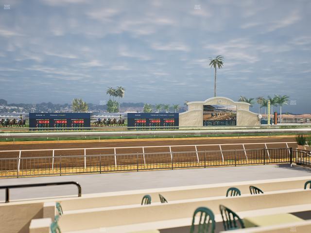 Del Mar Thoroughbred Club - Section Stretch Run Grill E Lvl 1 Tbl 38 Seat View