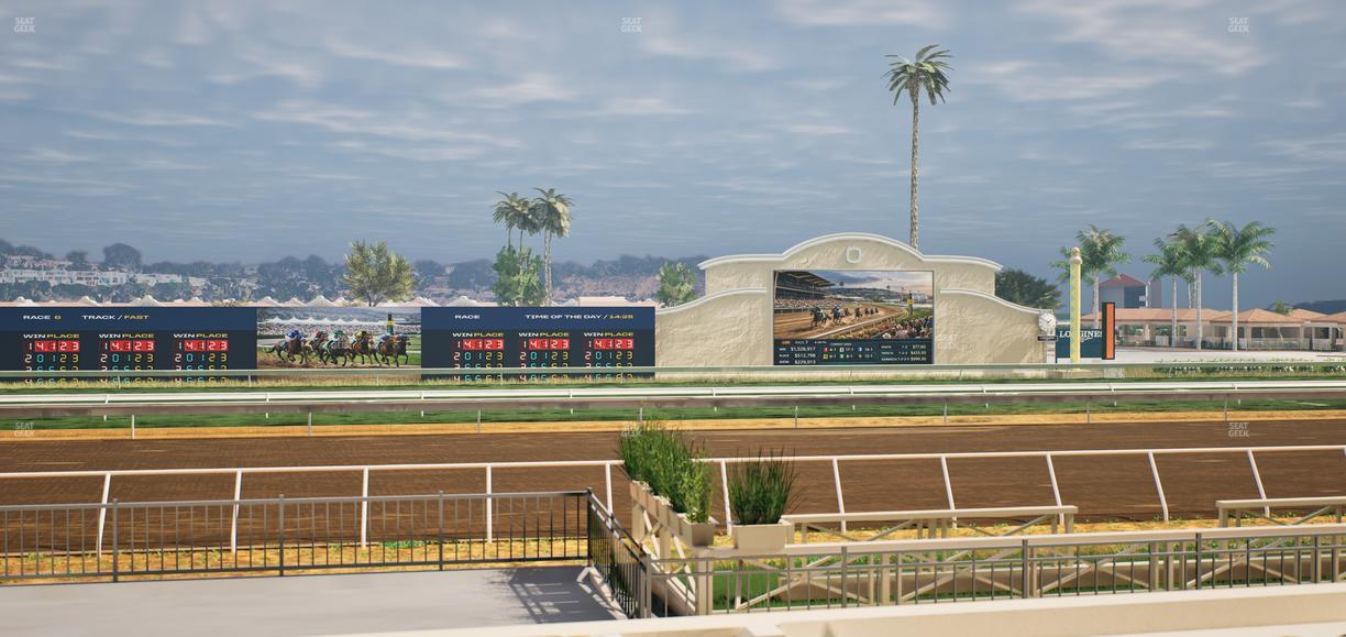 Del Mar Thoroughbred Club - Section Stretch Run Grill E Lvl 1 Tbl 40 Seat View