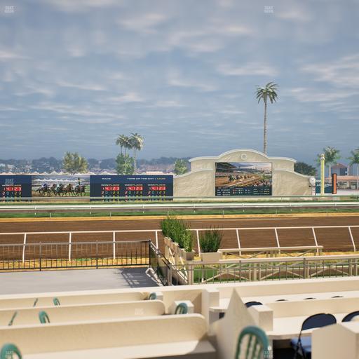 Del Mar Thoroughbred Club - Section Stretch Run Grill E Lvl 1 Tbl 40 Seat View