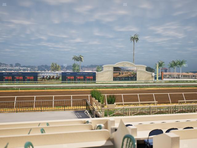 Del Mar Thoroughbred Club - Section Stretch Run Grill E Lvl 1 Tbl 40 Seat View