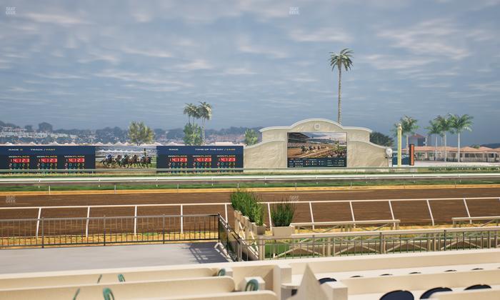 Del Mar Thoroughbred Club - Section Stretch Run Grill E Lvl 1 Tbl 40 Seat View