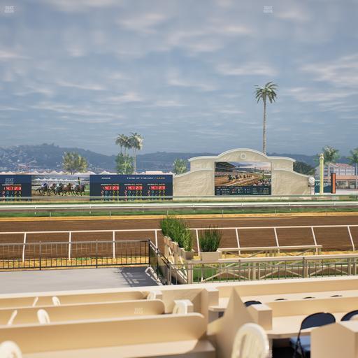 Del Mar Thoroughbred Club - Section Stretch Run Grill E Lvl 1 Tbl 40 Seat View