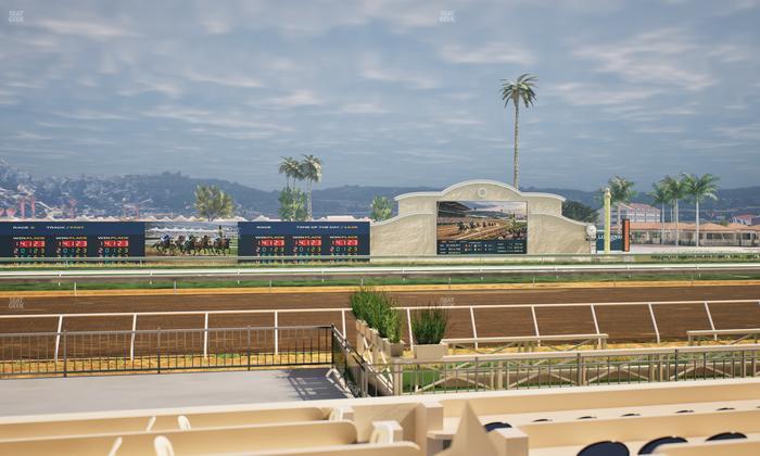 Del Mar Thoroughbred Club - Section Stretch Run Grill E Lvl 1 Tbl 40 Seat View