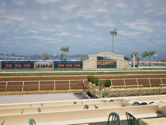Del Mar Thoroughbred Club - Section Stretch Run Grill E Lvl 1 Tbl 41 Seat View