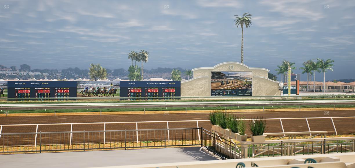 Del Mar Thoroughbred Club - Section Stretch Run Grill E Lvl 1 Tbl 42 Seat View