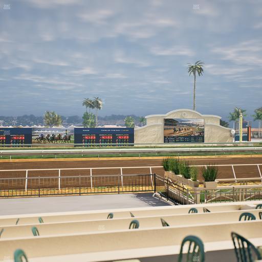 Del Mar Thoroughbred Club - Section Stretch Run Grill E Lvl 1 Tbl 42 Seat View
