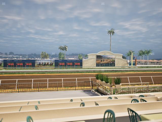 Del Mar Thoroughbred Club - Section Stretch Run Grill E Lvl 1 Tbl 42 Seat View