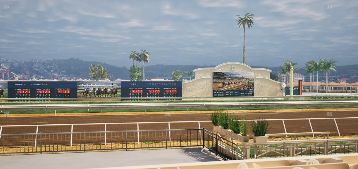 Del Mar Thoroughbred Club - Section Stretch Run Grill E Lvl 1 Tbl 42 Seat View