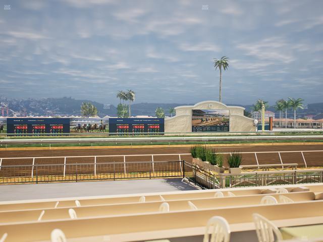 Del Mar Thoroughbred Club - Section Stretch Run Grill E Lvl 1 Tbl 42 Seat View