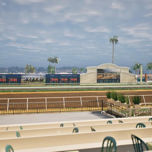 Del Mar Thoroughbred Club - Section Stretch Run Grill E Lvl 1 Tbl 43 Seat View