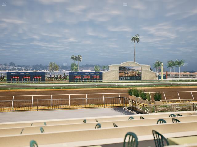 Del Mar Thoroughbred Club - Section Stretch Run Grill E Lvl 1 Tbl 43 Seat View