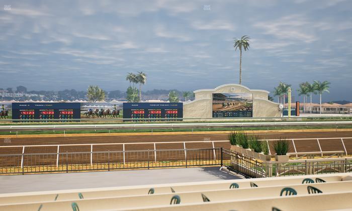Del Mar Thoroughbred Club - Section Stretch Run Grill E Lvl 1 Tbl 43 Seat View