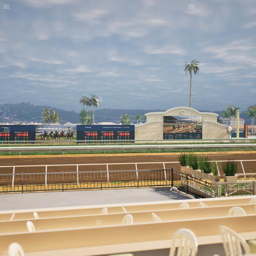 Del Mar Thoroughbred Club - Section Stretch Run Grill E Lvl 1 Tbl 43 Seat View