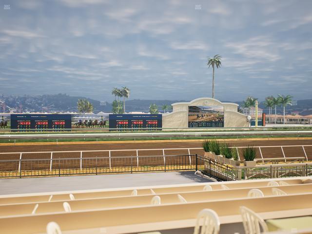 Del Mar Thoroughbred Club - Section Stretch Run Grill E Lvl 1 Tbl 43 Seat View