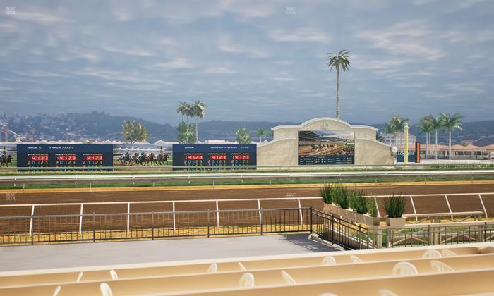 Del Mar Thoroughbred Club - Section Stretch Run Grill E Lvl 1 Tbl 43 Seat View