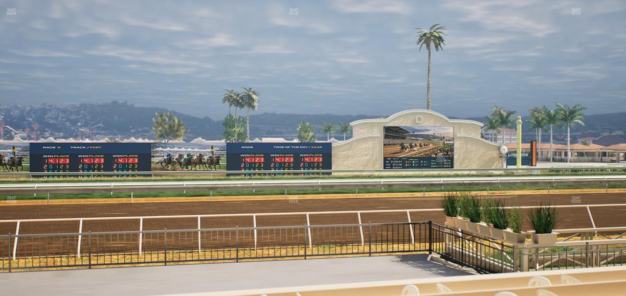 Del Mar Thoroughbred Club - Section Stretch Run Grill E Lvl 1 Tbl 44 Seat View