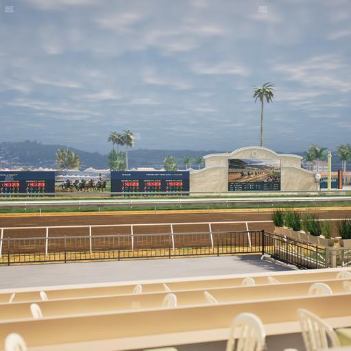 Del Mar Thoroughbred Club - Section Stretch Run Grill E Lvl 1 Tbl 44 Seat View