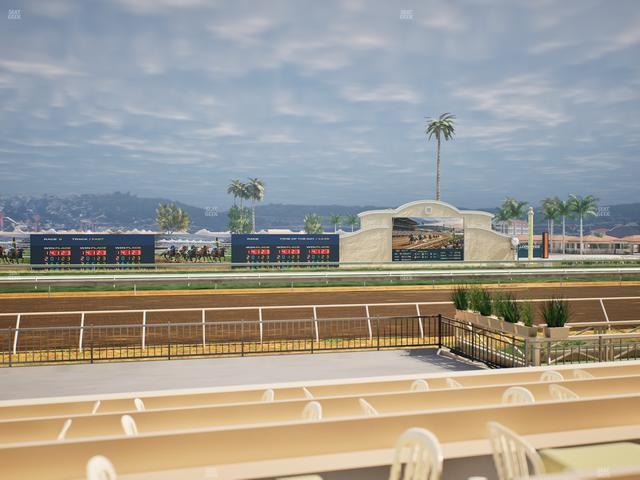 Del Mar Thoroughbred Club - Section Stretch Run Grill E Lvl 1 Tbl 44 Seat View