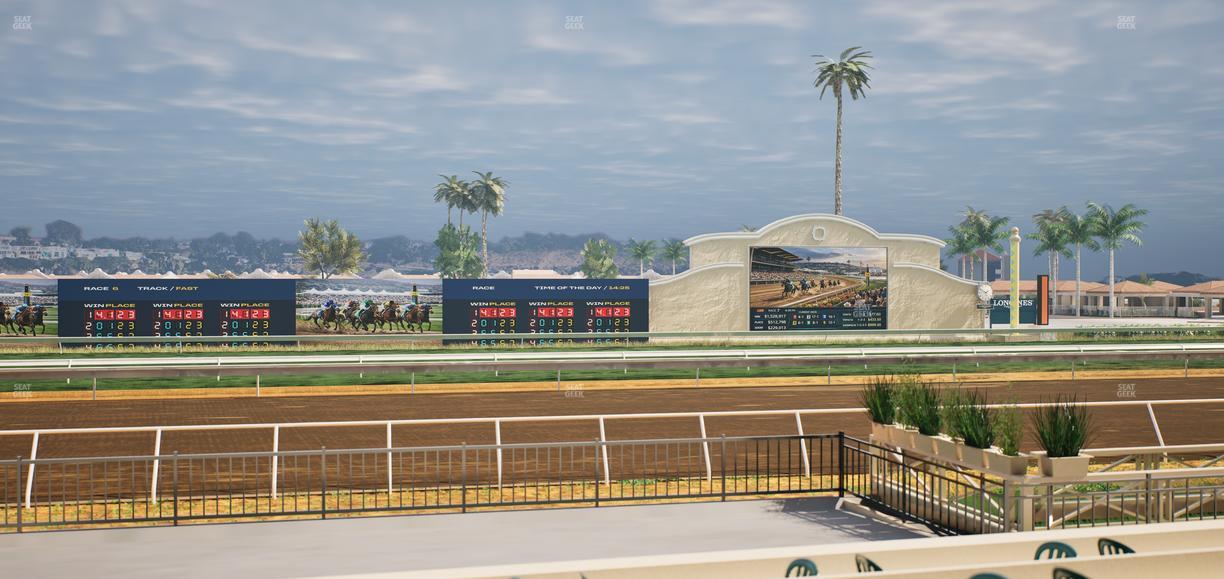 Del Mar Thoroughbred Club - Section Stretch Run Grill E Lvl 1 Tbl 44 Seat View