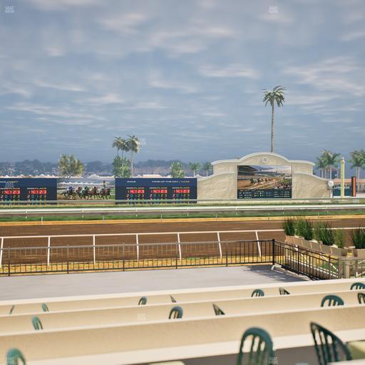 Del Mar Thoroughbred Club - Section Stretch Run Grill E Lvl 1 Tbl 44 Seat View