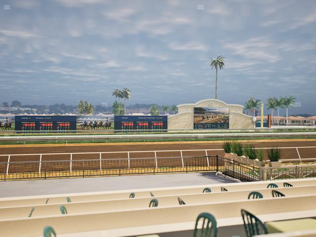Del Mar Thoroughbred Club - Section Stretch Run Grill E Lvl 1 Tbl 44 Seat View