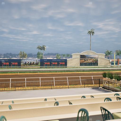Del Mar Thoroughbred Club - Section Stretch Run Grill E Lvl 1 Tbl 45 Seat View