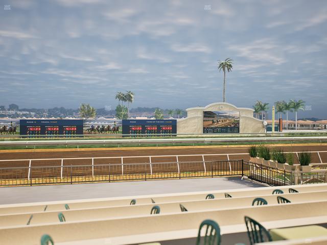Del Mar Thoroughbred Club - Section Stretch Run Grill E Lvl 1 Tbl 45 Seat View