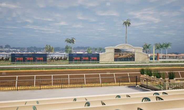 Del Mar Thoroughbred Club - Section Stretch Run Grill E Lvl 1 Tbl 45 Seat View