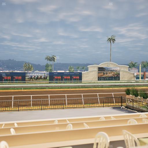 Del Mar Thoroughbred Club - Section Stretch Run Grill E Lvl 1 Tbl 45 Seat View