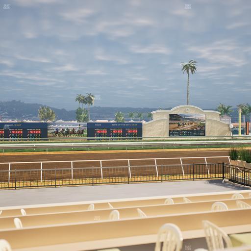 Del Mar Thoroughbred Club - Section Stretch Run Grill E Lvl 1 Tbl 46 Seat View