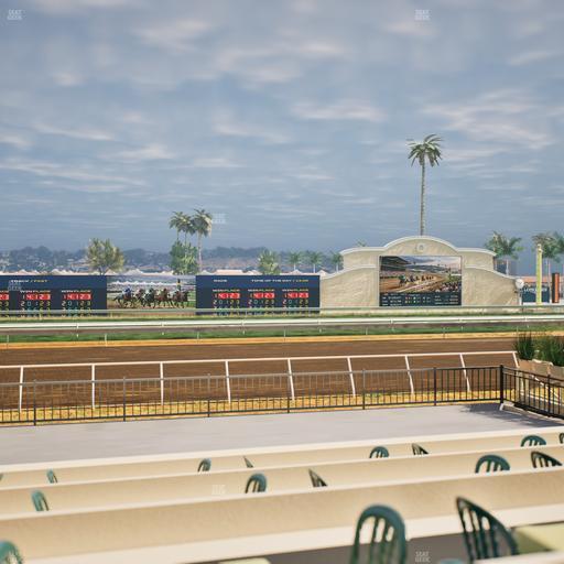 Del Mar Thoroughbred Club - Section Stretch Run Grill E Lvl 1 Tbl 46 Seat View