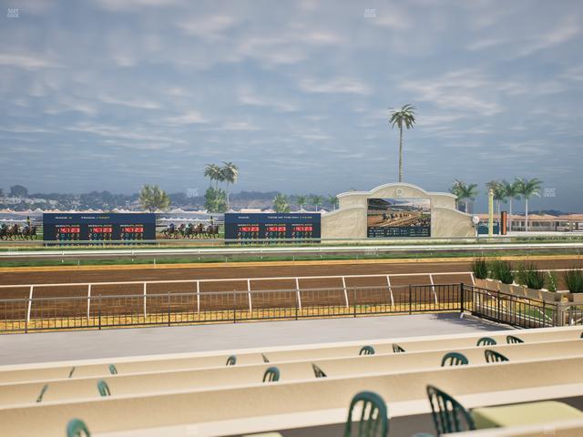 Del Mar Thoroughbred Club - Section Stretch Run Grill E Lvl 1 Tbl 46 Seat View