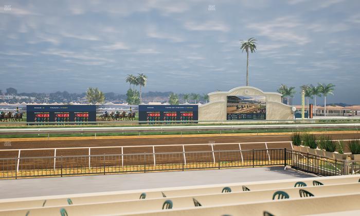 Del Mar Thoroughbred Club - Section Stretch Run Grill E Lvl 1 Tbl 46 Seat View