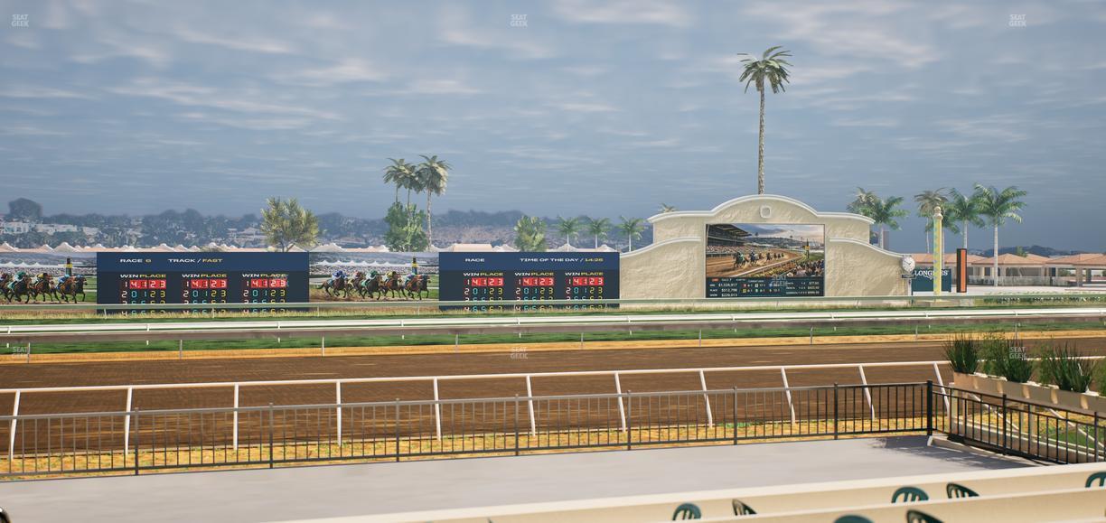 Del Mar Thoroughbred Club - Section Stretch Run Grill E Lvl 1 Tbl 47 Seat View