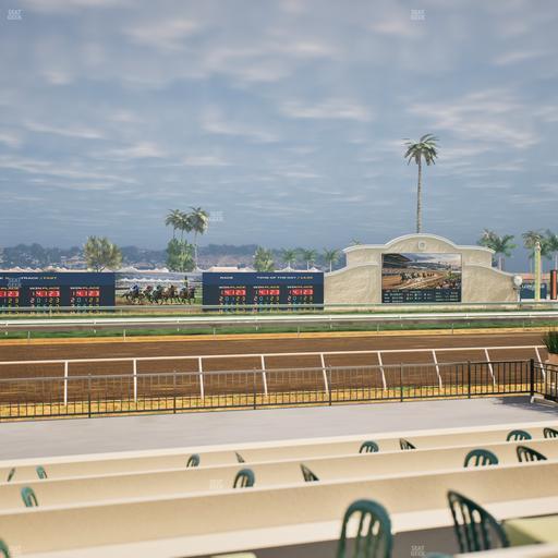 Del Mar Thoroughbred Club - Section Stretch Run Grill E Lvl 1 Tbl 47 Seat View