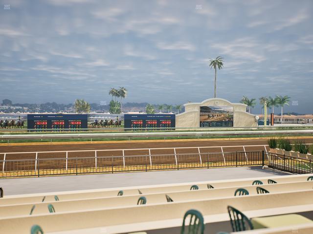 Del Mar Thoroughbred Club - Section Stretch Run Grill E Lvl 1 Tbl 47 Seat View