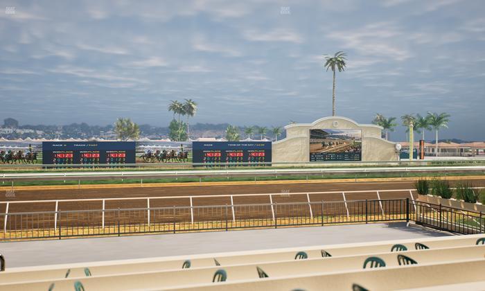Del Mar Thoroughbred Club - Section Stretch Run Grill E Lvl 1 Tbl 47 Seat View