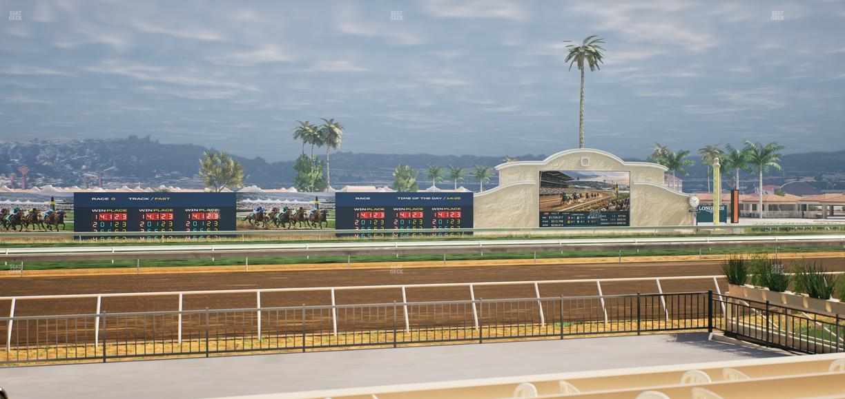 Del Mar Thoroughbred Club - Section Stretch Run Grill E Lvl 1 Tbl 47 Seat View