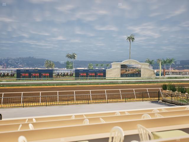 Del Mar Thoroughbred Club - Section Stretch Run Grill E Lvl 1 Tbl 47 Seat View